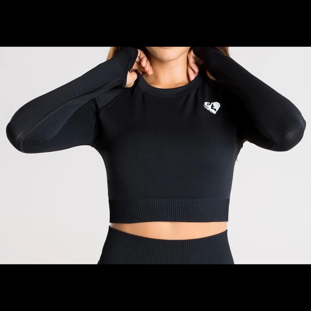 Women’s Best Wear Power Crop Top - Black